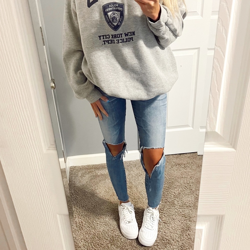 AG Adriano Goldschmied Distressed Skinny Jeans